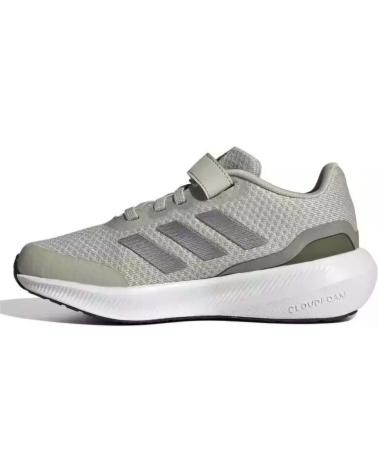 Sneaker für Mädchen und Junge ADIDAS ZAPATILLAS RUNFALCON 3 0 ELASTIC LACE TOP STRAP PARA NINOS U GRIS