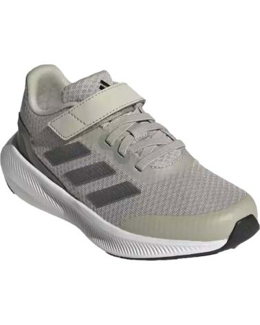 Sneaker für Mädchen und Junge ADIDAS ZAPATILLAS RUNFALCON 3 0 ELASTIC LACE TOP STRAP PARA NINOS U GRIS
