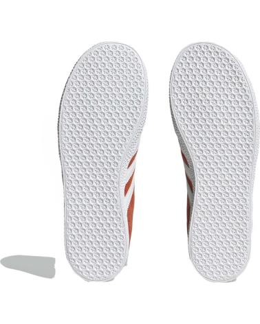 Trainers-De-Niña-ADIDAS-ZAPATILLAS-GAZELLE-PARA-NINOS-UNISEX-EN-COLOR-ROJO