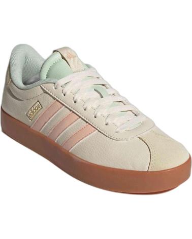 ADIDAS VL COURT 3.0 SCARPE CASUAL BEIGE WHITE