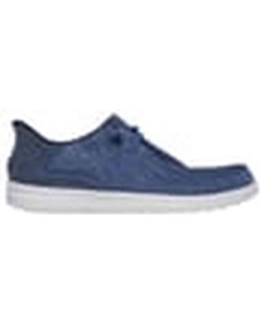 Nauticos-De-Hombre-SKECHERS-ZAPATILLAS-210959DEN-PARA-HOMBRE-EN-COLOR-AZUL