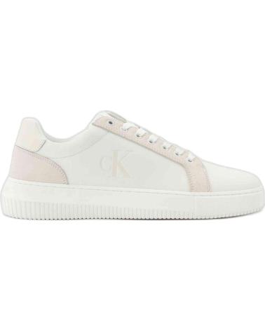Deportivas de Hombre CALVIN KLEIN DEPORTIVA CASUAL PARA HOMBRE YM01123 COLOR BLA BLANCO