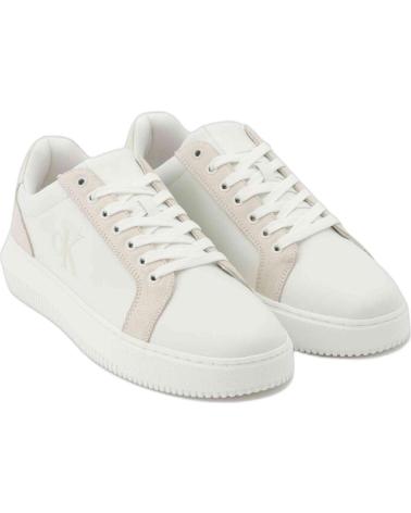 Sneaker für Herren CALVIN KLEIN DEPORTIVA CASUAL PARA HOMBRE YM01123 COLOR BLA BLANCO