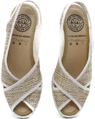 Woman Sandals ROAL SANDALIAS CALZADOS R18007 PARA MUJER EN COLOR BEIGE