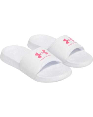 Zehansandalen für Damen UNDER ARMOUR CHANCLAS IGNITE SELECT BLANCAS ROSA 3027222-101 FLIP FLOP CLARO
