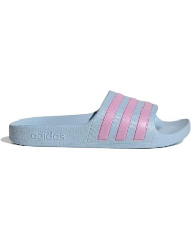 ADIDAS ADILETTE AQUA JP5773 UNISEX KIDS SLIDES LIGHT BLUE AND PINK AZUL