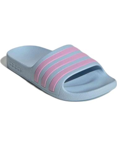 CIABATTE ADIDAS ADILETTE AQUA JP5773 UNISEX BAMBINI AZZURRO E ROSA AZUL