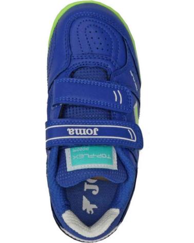 Sneaker für Junge JOMA ZAPATILLAS TOP FLEX JR 2504 AZUL ROYAL TURF TPJS2504TFV FUTB NARANJA