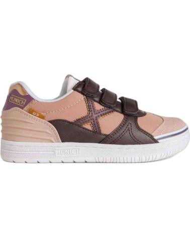 Esportes  de Menina MUNICH ZAPATILLAS G-3 KID VCO PATCH 318 BURDE 1514318 ROSA