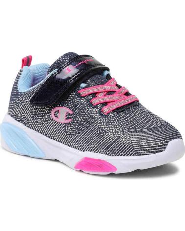 Esportes  de Menina CHAMPION ZAPATILLAS WAVE PLATEADO CON LUCES G PS S32132-CHA GRIS