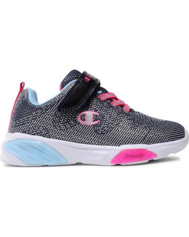 Esportes  de Menina CHAMPION ZAPATILLAS WAVE PLATEADO CON LUCES G PS S32132-CHA GRIS
