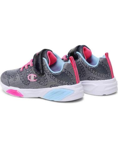 Esportes  de Menina CHAMPION ZAPATILLAS WAVE PLATEADO CON LUCES G PS S32132-CHA GRIS