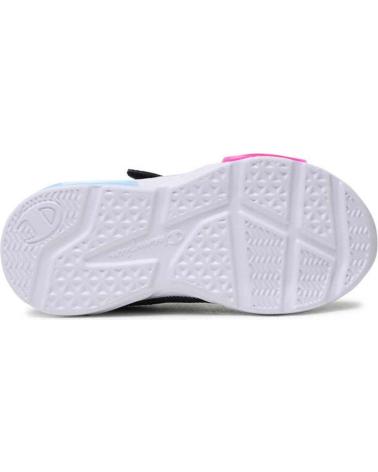 Esportes  de Menina CHAMPION ZAPATILLAS WAVE PLATEADO CON LUCES G PS S32132-CHA GRIS