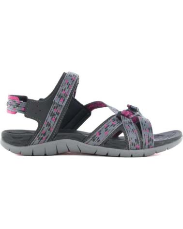 Chanclas de Mujer HI-TEC SANDALIAS CLOUD CHARCOAL FUCSIA PURPURA O090085-002 MULTICOLOR