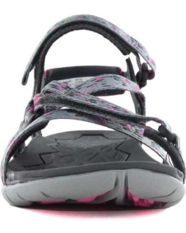 Tongs pour Femme HI-TEC SANDALIAS CLOUD CHARCOAL FUCSIA PURPURA O090085-002 MULTICOLOR