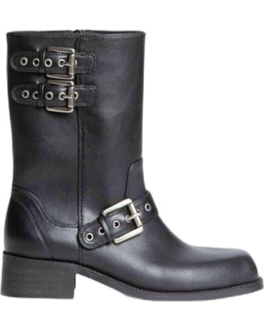 Boots für Damen CORINA BOTA BIKER PARA MUJER M4820 COLOR NEGRO
