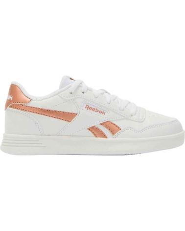 REEBOK DEPORTIVA CASUAL PARA CHICA 100209325 COLOR BLANCO O BLANCO ORO