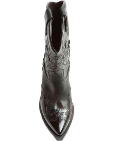 Boots für Damen CORINA BOTAS PARA MUJER EN COLOR NEGRO TAUPE