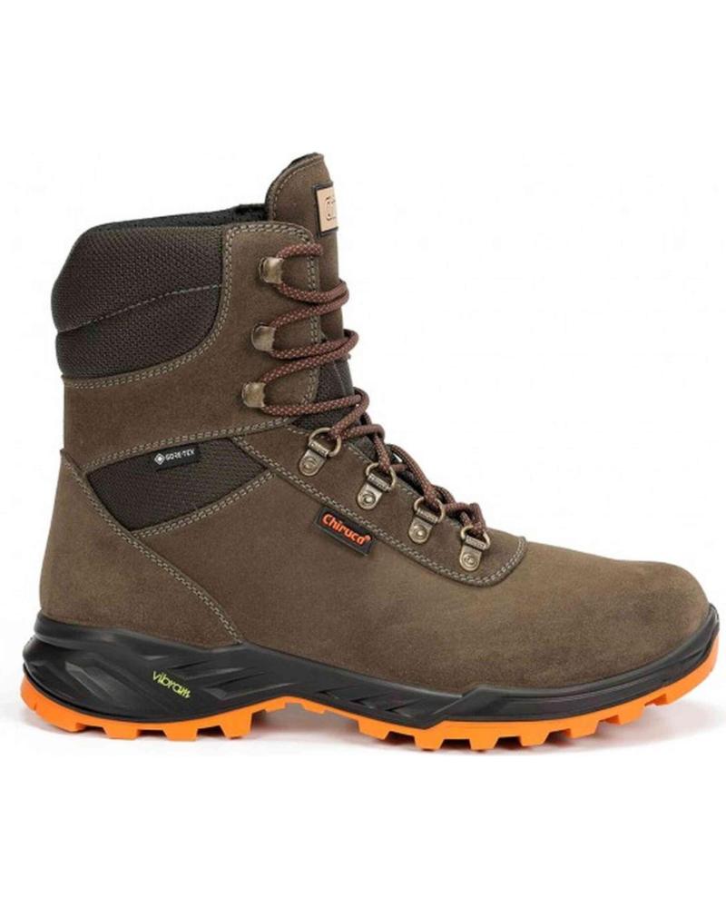 BOTA DE CAMINHADA CHIRUCA MALVIZ 01 GORE-TEX COURO HIDROREPELENTE MARROM MARRON