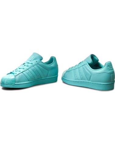 Sportschuhe für Herren ADIDAS ZAPATILLAS SUPERSTAR GLOSSY TOE PARA UNISEX EN COLOR AZUL AZUL