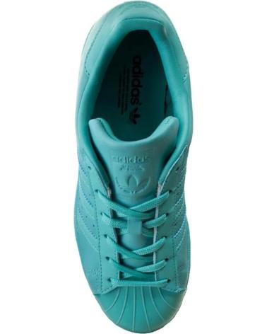 Sportschuhe für Herren ADIDAS ZAPATILLAS SUPERSTAR GLOSSY TOE PARA UNISEX EN COLOR AZUL AZUL