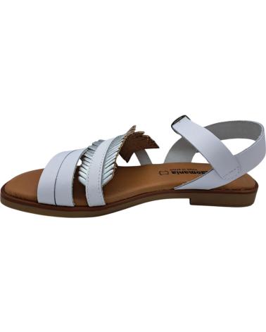 Sandales pour Femme CALZADOMANIA SANDALIA DE PIEL BLANCO