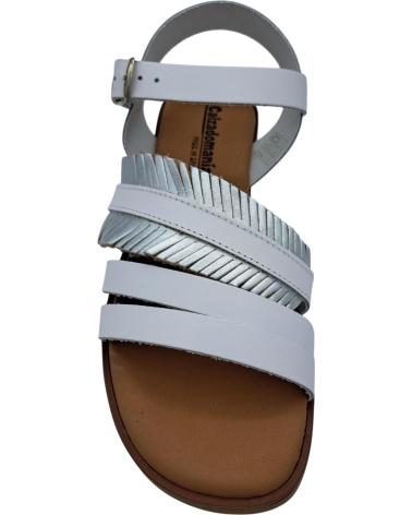 Sandales pour Femme CALZADOMANIA SANDALIA DE PIEL BLANCO