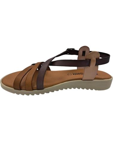 Sandali per Donna CALZADOMANIA SANDALIA PIEL MARRóN
