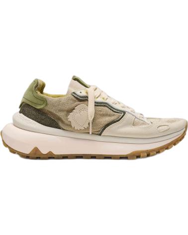 Esportes  de Mulher SATORISAN ZAPATILLAS CHACRONA METTA LINO WHITEWISP EN COLO VERDE