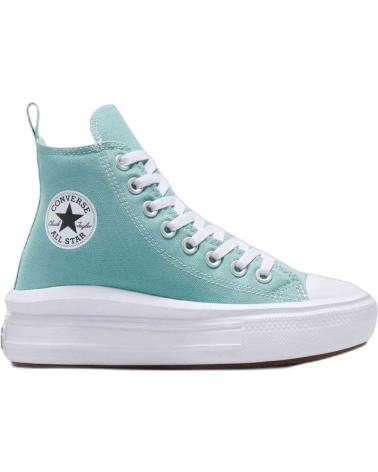 Sapatos de Menina e Menino CONVERSE ZAPATILLAS CHUCK TAYLOR ALL STAR MOVE PLATFORM PARA NINOS UN VERDE