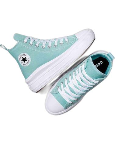 Sapatos de Menina e Menino CONVERSE ZAPATILLAS CHUCK TAYLOR ALL STAR MOVE PLATFORM PARA NINOS UN VERDE