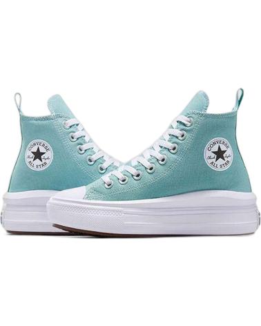 Sapatos de Menina e Menino CONVERSE ZAPATILLAS CHUCK TAYLOR ALL STAR MOVE PLATFORM PARA NINOS UN VERDE