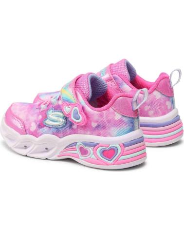 Esportes  de Menina SKECHERS ZAPATILLAS SWEETHEART LOVELY DREAMS 302663N-PKLV ROSA