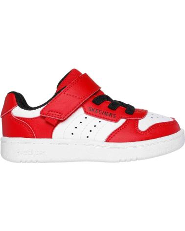 Sportivo-De-Niña-SKECHERS-ZAPATILLAS-QUICK-STREET-PARA-NINOS-UNISEX-EN-COLOR-ROJO
