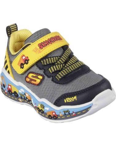Sportivo-De-Niña-SKECHERS-ZAPATILLAS-PARA-NINOS-UNISEX-EN-COLOR-GRIS