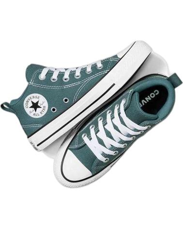 Sportivo per Bambina e Bambino CONVERSE ZAPATILLAS CHUCK TAYLOR ALL STAR MALDEN STREET PARA NINOS UN VERDE