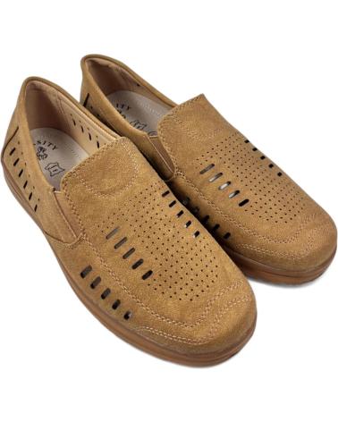 Mocasines de Hombre TIMBOS MOCASIN PICADO DE HOMBRE CAMEL 131232 MARRóN