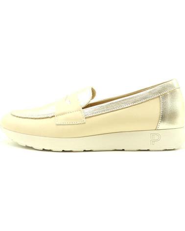 Sapatos-De-Mujer-PITILLOS-MOCASIN-10421-CREMA---ORO