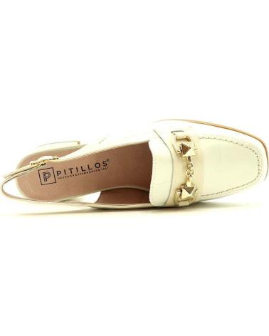 Mocasines de Mujer PITILLOS MOCASIN DESTALONADO TREBILLA O 10483 GLACIAL - CREMA