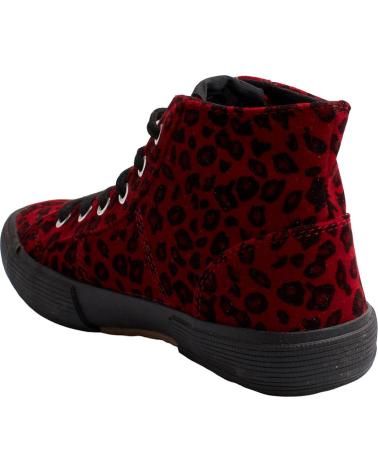 Stivaletti per Donna DIESEL ZAPATILLAS DE CORTE ALTO YKK-301 PARA MUJER ROJO-ANIMAL PRINT