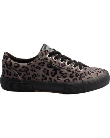 Woman Trainers DIESEL ZAPATILLAS URBANAS DE CORTE BAJO YKK-300-G PARA MUJER GRIS ANIMAL PRINT