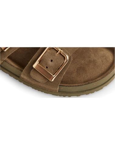 Woman Sandals TAMARIS MULE DOBLE HEBILLA 722 OLIVE