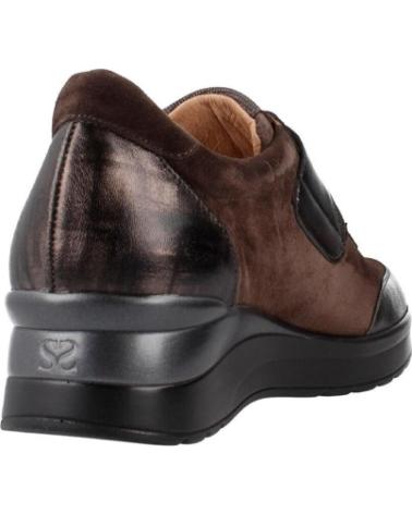 Woman shoes PIESANTO ZAPATO VELCRO CUNA 4 CM GRIS