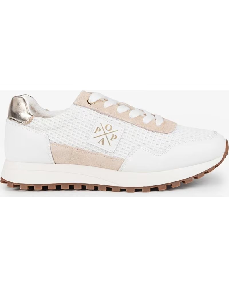 Zapatillas deporte de Mujer POPA ZAPATILLA LOTSE REJILLA BLANCO BLANCO