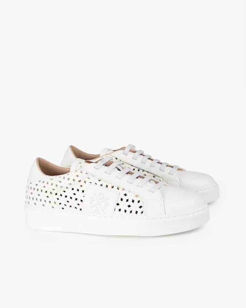 Zapatillas deporte de Mujer POPA ZAPATILLA MACERA CH PICADO BLANCO BLANCO