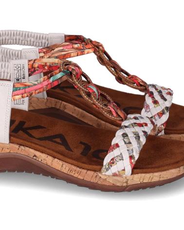 Sandálias de Mulher CHIKA10 SANDALIA CONFORT CON GOMAS ELASTICAS PARA MUJER RIG BLANCO