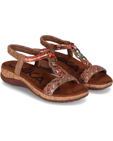 Sandalen für Damen CHIKA10 RIGATONE 02 CUERO-TAN