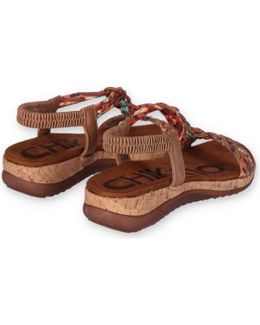 Sandalen für Damen CHIKA10 RIGATONE 02 CUERO-TAN