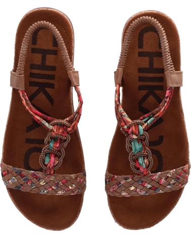 Sandalen für Damen CHIKA10 RIGATONE 02 CUERO-TAN