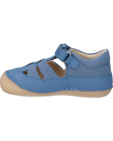 Sandales pour Garçon KICKERS 1201230-10-0 KICK SUSHYK SHEEP LTHCOTTON CANVAS 5 BLEU